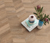 Pale Limed Oak SCB-CH-KP94 chevron floor with flowers and books